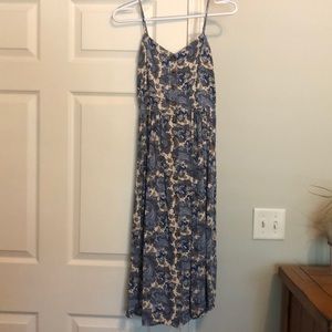 Blue Paisley Dress